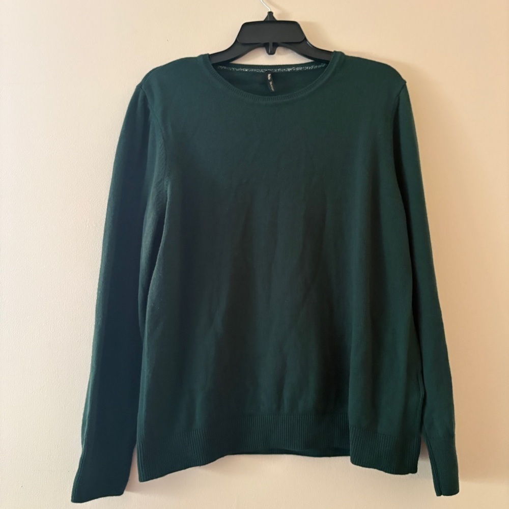 DeFacto Women’s Green Crew Neck Long Sleeve Pullover Sweater Size XXL 2X